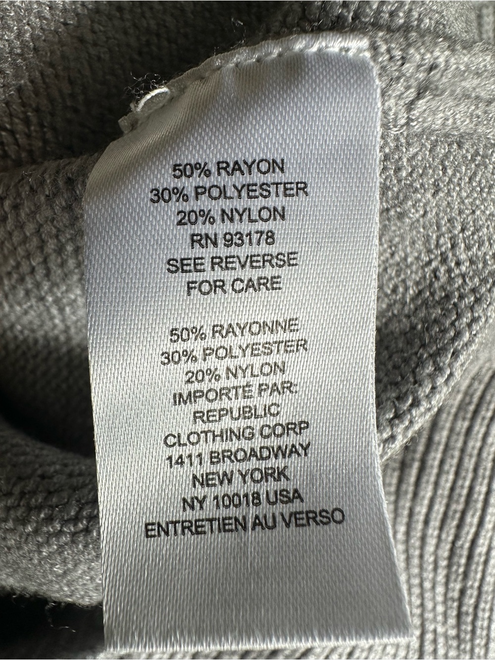 Cropped Light Gray Zip Hoodie Jacket - Women - Picture 9 of 10